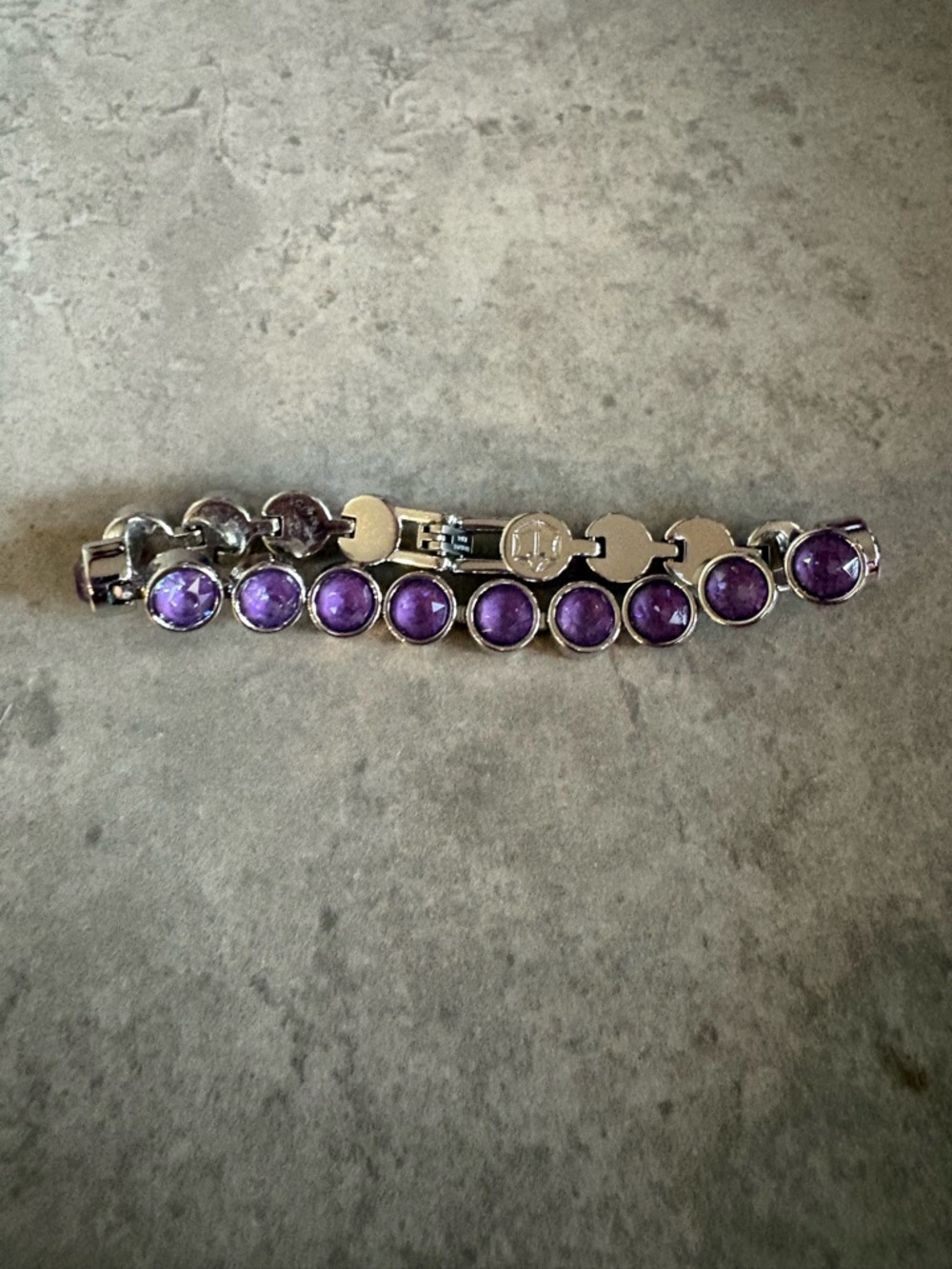 Touchstone Crystal Ice Bracelet - Purple